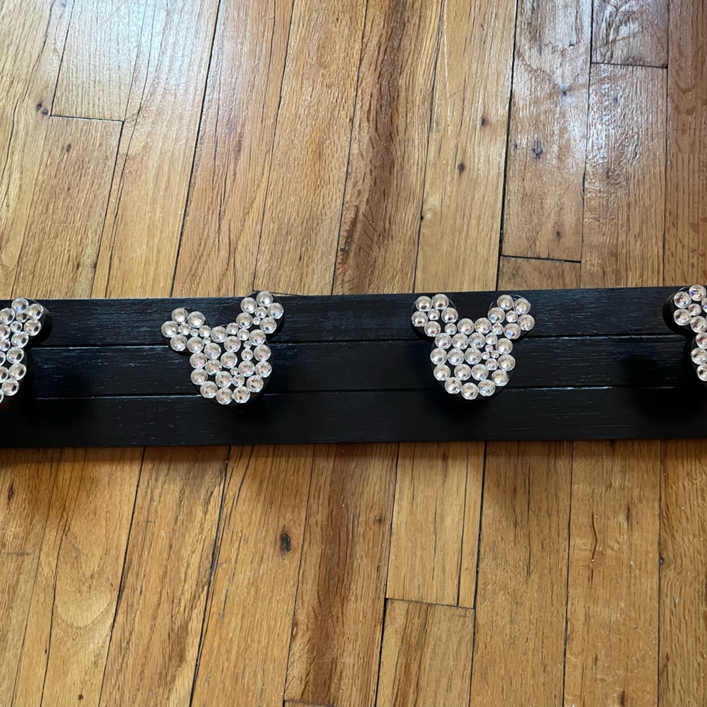 Disney bling Mickey wall hooks